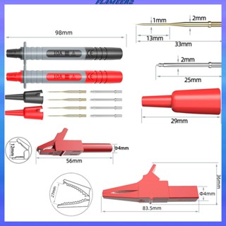 [Flameer2] ชุดทดสอบมัลติมิเตอร์ ตะกั่วทดสอบไฟฟ้า แบบมืออาชีพ