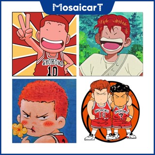 【MA】ภาพวาดสีน้ํามัน ปักครอสสติตช์ รูปการ์ตูนอนิเมะ Slam Dunk Master Sakura 5D ขนาด 30x30 ซม. 40x40 ซม. 50x50 ซม. DIY สําหรับตกแต่งห้องนอน