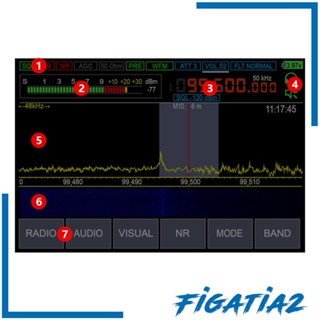 [Figatia2] อุปกรณ์รับสัญญาณวิทยุสื่อสาร หน้าจอ LCD พร้อมกระเป๋า EVA