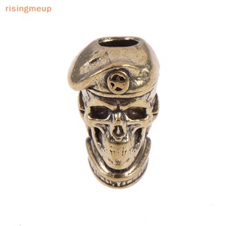 [risingmeup] จี้ลูกปัดทองเหลือง ทองแดง สําหรับทําเครื่องประดับ พวงกุญแจ DIY