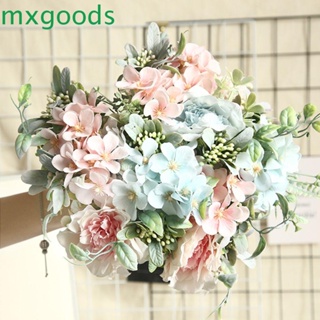 Mxgoods ช่อดอกโบตั๋นประดิษฐ์ DIY สําหรับตกแต่งสวน งานแต่งงาน