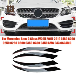 แถบไฟตัดหมอก ติดกันชนหน้า สําหรับ Mercedes Benz C Class W205 2015-2019 C180 C200 4 ชิ้น