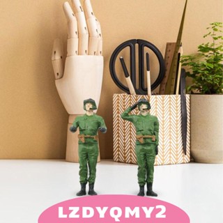 [Lzdyqmy2] โมเดลสถาปัตยกรรมจิ๋ว สเกล 1:72 สําหรับบ้านตุ๊กตา 2 ชิ้น