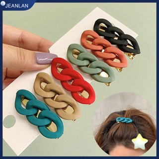 Jeanlan โซ่ กิ๊บติดผม หรูหรา เครื่องประดับผม ปิ่นปักผมยาว