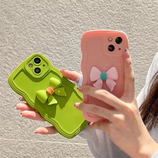 เคสโทรศัพท์มือถือ ประดับโบว์ สําหรับ Apple Iphone IP 12 mini 13 mini IP15 15Pro IP 15 Pro Max 15 Plus