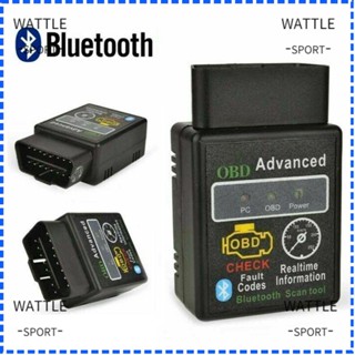 Wattle เครื่องสแกนเนอร์วินิจฉัยรถยนต์ ขนาดเล็ก สําหรับ Android ELM327 OBD-II