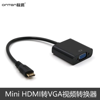 Oteng อะแดปเตอร์แปลง HDMI เป็น VGA หัวขนาดเล็ก สําหรับเชื่อมต่อหน้าจอทีวี โปรเจคเตอร์ วีดิโอ แท็บเล็ต โน้ตบุ๊ก