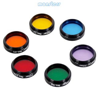 Mon Eyepiece ฟิลเตอร์เลนส์กล้องโทรทรรศน์ดาราศาสตร์ 1 25 นิ้ว 31 7 มม. และฟิลเตอร์เลนส์ดวงจันทร์ ดาวเคราะห์