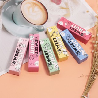 【พร้อมส่ง】 Omga Fruit Pulp Color Change Lipstick Natural Lip Balm Natural Temperature Color Change Lasting Moisturizing Makeup