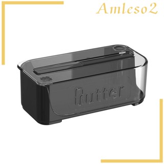 [Amleso2] กล่องเก็บเนย แบบแบ่งช่องได้ สําหรับตู้เย็น
