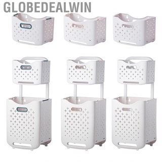 Globedealwin Collapsible Laundry  Portable Foldable Hamper Clothes Storage Organizer for Home Hotel