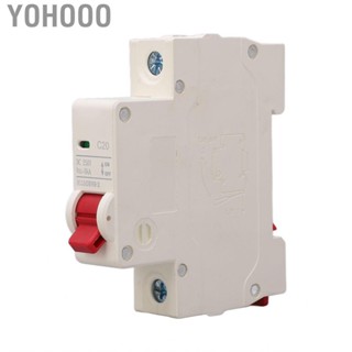 Yohooo DC Circuit Breaker 6000A Breaking  Rail Installation PV for Solar System 250V 1P 20/25/32/40/50/63A