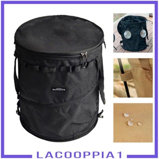 [Lacooppia1] ตะกร้าขยะ แบบพับได้ พร้อมคลิปหนีบ อเนกประสงค์ สําหรับเก็บเสื้อผ้าใช้แล้ว