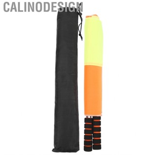 Calinodesign Soccer Referee Flag Non‑Slip Sponge Handle  Match Linesman w/Bag