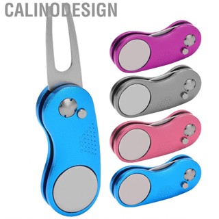 Calinodesign Golf Divot  Tool  Portable Pitchfork Rustproof for Outdoor