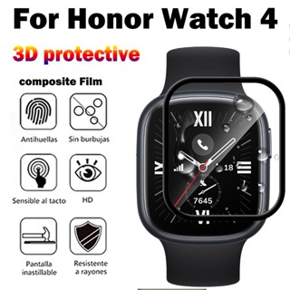 สําหรับ Honor Watch 4 หน้าจอสมาร์ทวอทช์ 3D HD โค้ง ป้องกัน ฟิล์มกันรอย กันรอยขีดข่วน ฟิล์มป้องกันหน้าจอ