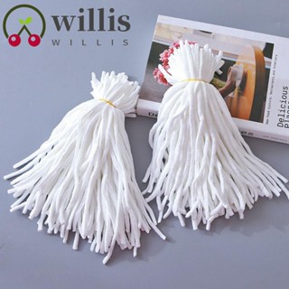 Willis เชือกฝ้าย ดูดซับน้ํา ทรงกลม หนา 20 ซม. 25 ซม. สําหรับกระถางดอกไม้ 100 ชิ้น