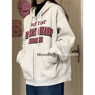 Moon เสื้อกันหนาว เสื้อแขนยาว เสื้อฮู้ด ทนทาน สบาย ตัวเหมือนคนชั้นสูง unique A28J1C636Z230909