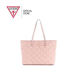 GUESS กระเป๋าสะพายผู้หญิง รุ่น QP900637 POWER PLAY LARGE TECH TOTE สีชมพู