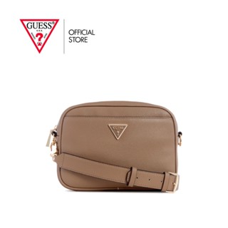 GUESS กระเป๋าถือ รุ่น BG877814 MERIDIAN CAMERA BAG สีเทา