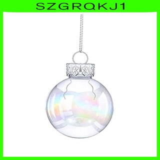 [szgrqkj1] ลูกบอลสีรุ้ง สําหรับตกแต่งบ้าน ปาร์ตี้คริสต์มาส