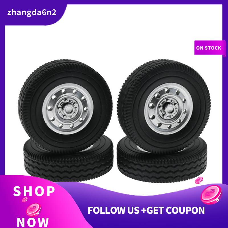 【พร้อมส่ง】อะไหล่ยางล้อรถบังคับ สําหรับรถดริฟท์ รถบรรทุกบังคับ WPL D12 Mini 1/16 4 ชิ้น