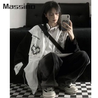 Massimo แขนเสื้อยาว แจ็คเก็ต เสื้อแจ็คเก็ตผู้หญิง casual สบาย มีชีวิตชีวา สบายๆ WJK239089037Z230912