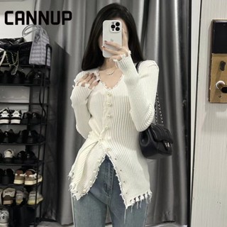 Cannup เสื้อคลุม เสื้อกันหนาว น่ารัก สไตล์ สบาย ทันสมัย A91K6EC37Z230913