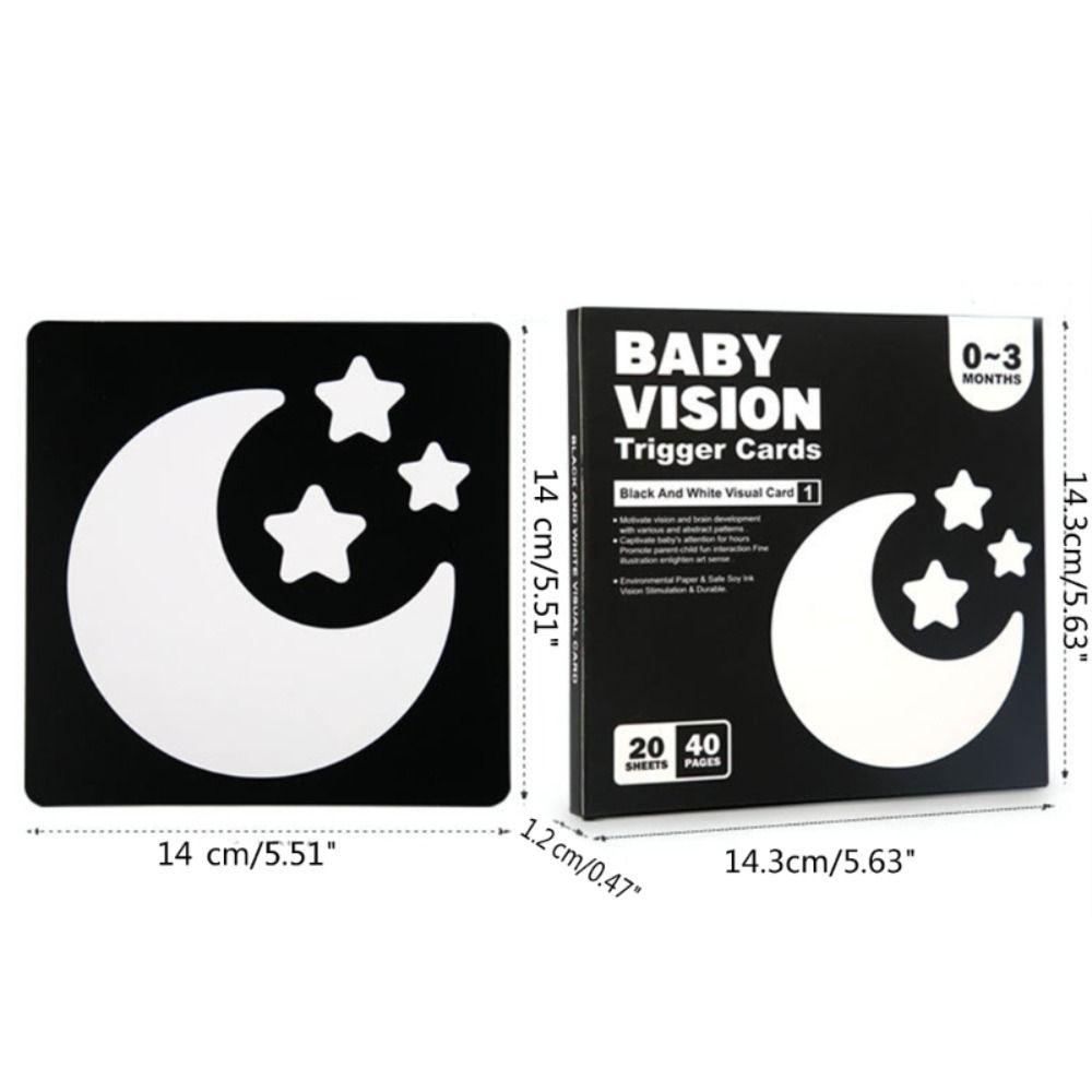 Danilo ทารก Visual Stimulation Card High Contrast สีการเรียนรู ้ Baby ...