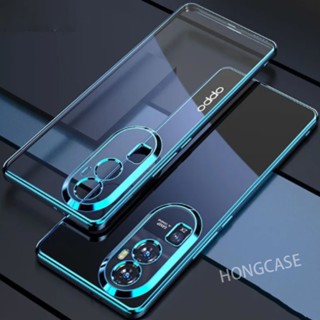 360° เคสโทรศัพท์มือถือแบบใส กันกระแทก สองด้าน แม่เหล็ก สําหรับ OPPO Reno 10 Pro plus 5G Reno10Pro Reno10 10Pro Proplus Pro+ 2023