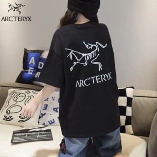 Archaeopteryx เสื้อยืดลําลอง แขนสั้น พิมพ์ลายโลโก้ โอเวอร์ไซซ์ สไตล์เกาหลี สําหรับสตรี