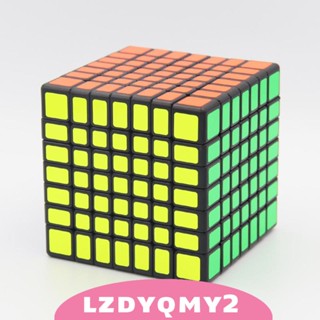 [Lzdyqmy2] ของเล่นจิ๊กซอว์บิดนิ้ว 7x7x7 ยืดหยุ่น สีดํา 1 ชิ้น