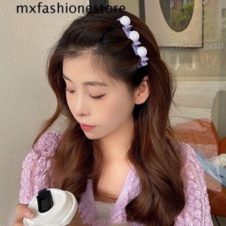 Mxfashione กิ๊บติดผมถัก ขนาดใหญ่ วินเทจ เรียบง่าย สีสัน นางเงือก สี ที่คาดผม ลูกปัดหวาน BB คลิปสไตล์เกาหลี กิ๊บติดผม