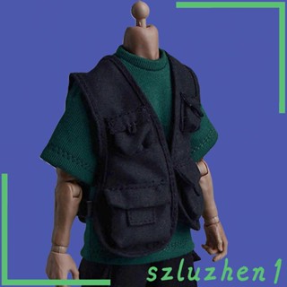 [Szluzhen1] เสื้อกั๊ก สเกล 1/12 สําหรับตุ๊กตา ฟิกเกอร์ทหาร 6 นิ้ว