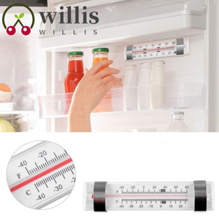 Willis เครื่องวัดอุณหภูมิตู้เย็น เครื่องมือครัว 1 ชิ้น เครื่องตรวจจับมอนิเตอร์ พร้อมตะขอแขวน เซนเซอร์วัดอุณหภูมิ