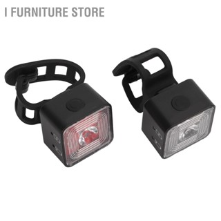 I Furniture store ENLEE ชุดไฟจักรยาน Super Bright USB ชาร์จกันน้ำจักรยานไฟหน้าและไฟท้ายด้านหลัง