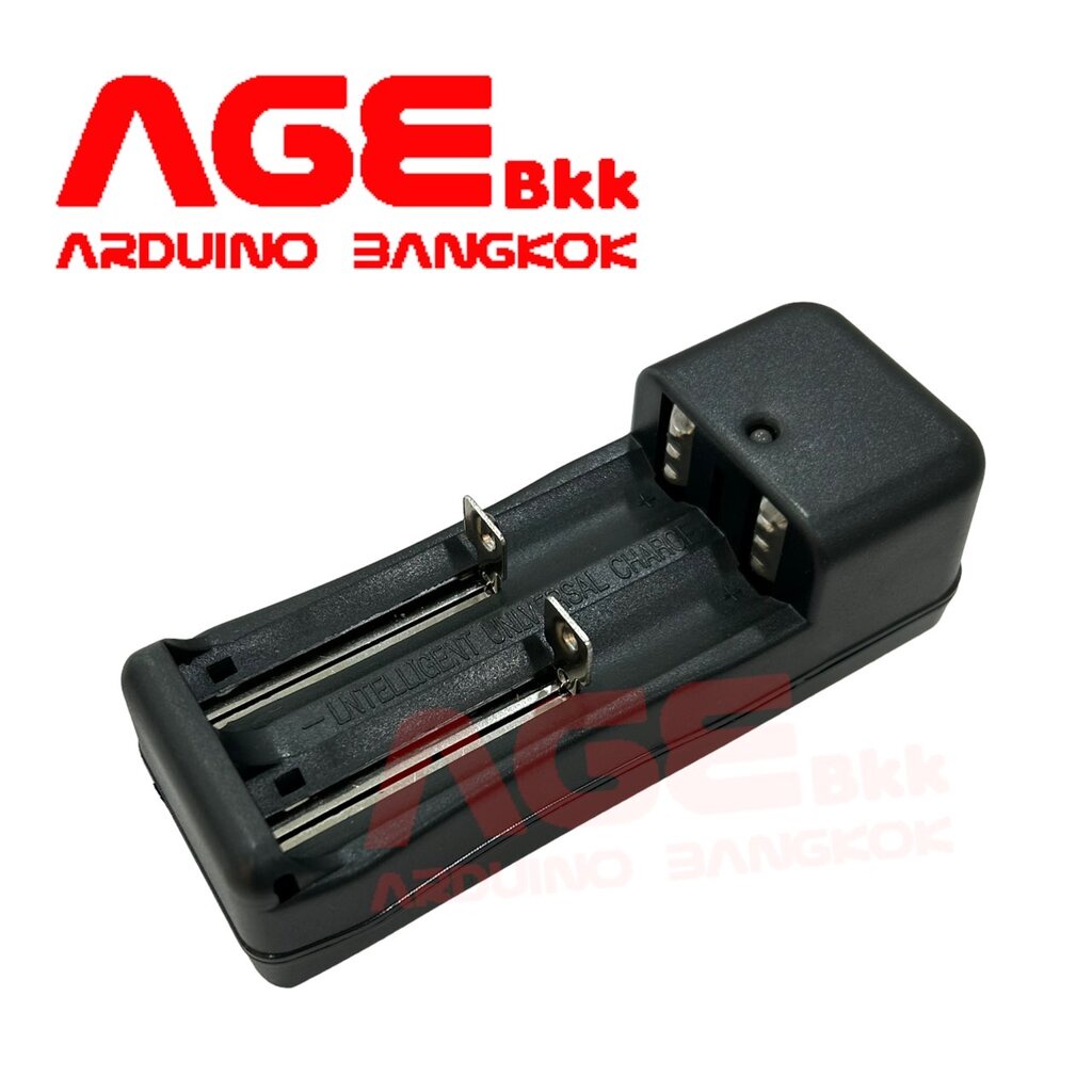 แท่นชาร์จแบตเตอรี่ 18650 แบบ 2 ก้อน