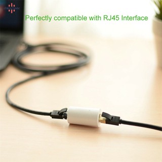 Vip RJ45 to RJ45 อะแดปเตอร์แปลงสายเคเบิ้ลเครือข่าย LAN ABS อีเธอร์เน็ต