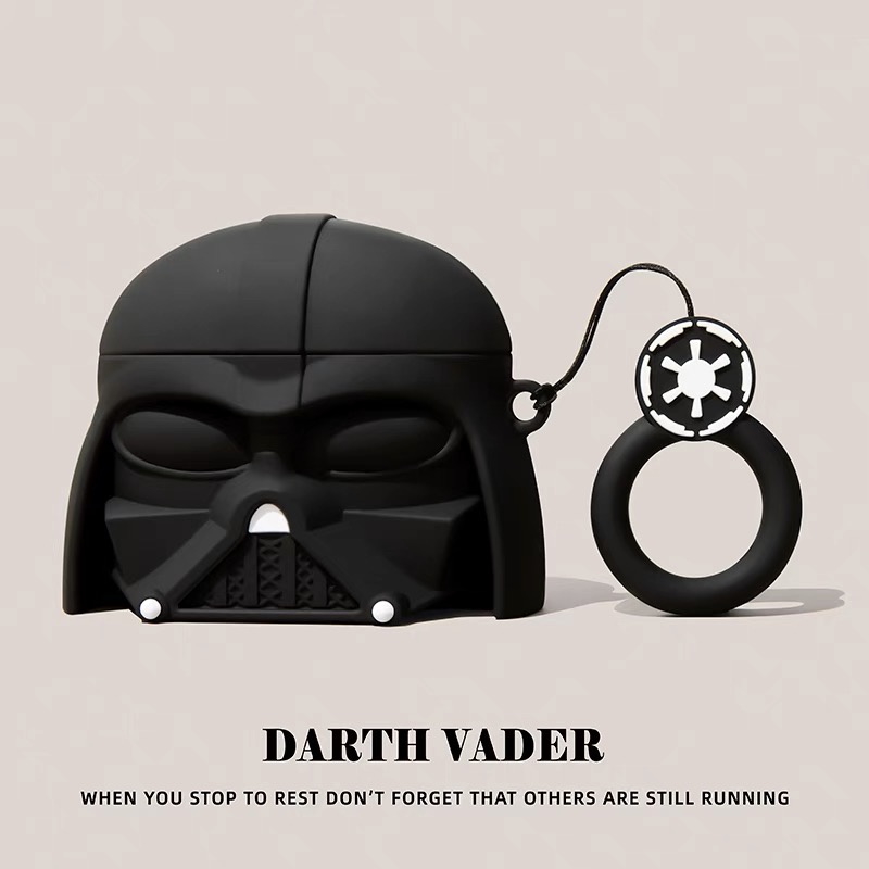 (เคส Airpods4) เคส Star Wars สําหรับ AirPods4(2024)1/2/3/Pro/pro2 เคสซิลิโคนอ่อนนุ่มพร้อมคาราบิเนอร์