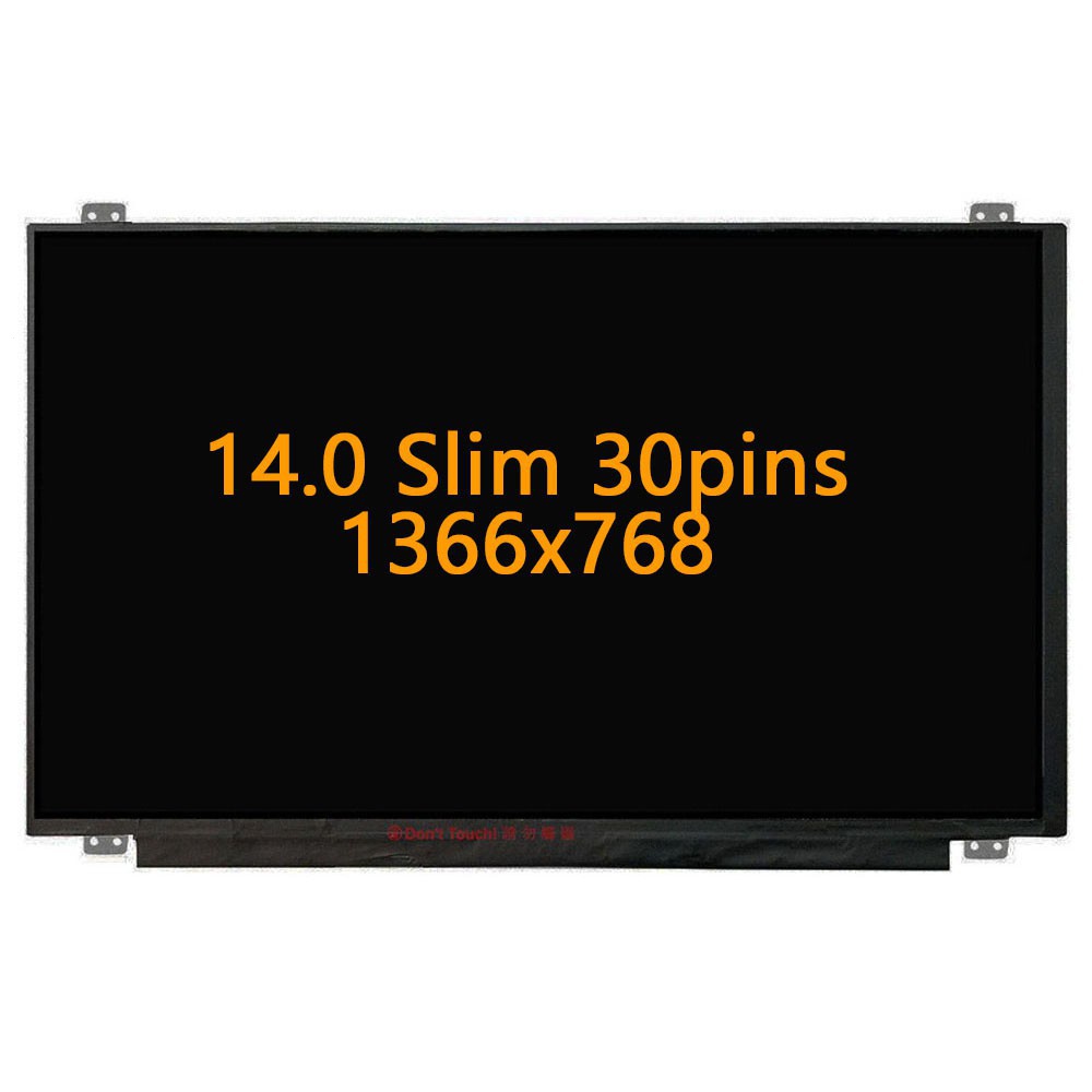 เปลี่ยน 14.0 "1366*768 EDP 30Pins HB140WX-501 HB140WX1-601 LP140WH2 TPS1 N140BGE EA3 EB3 แล็ปท็อปหน้