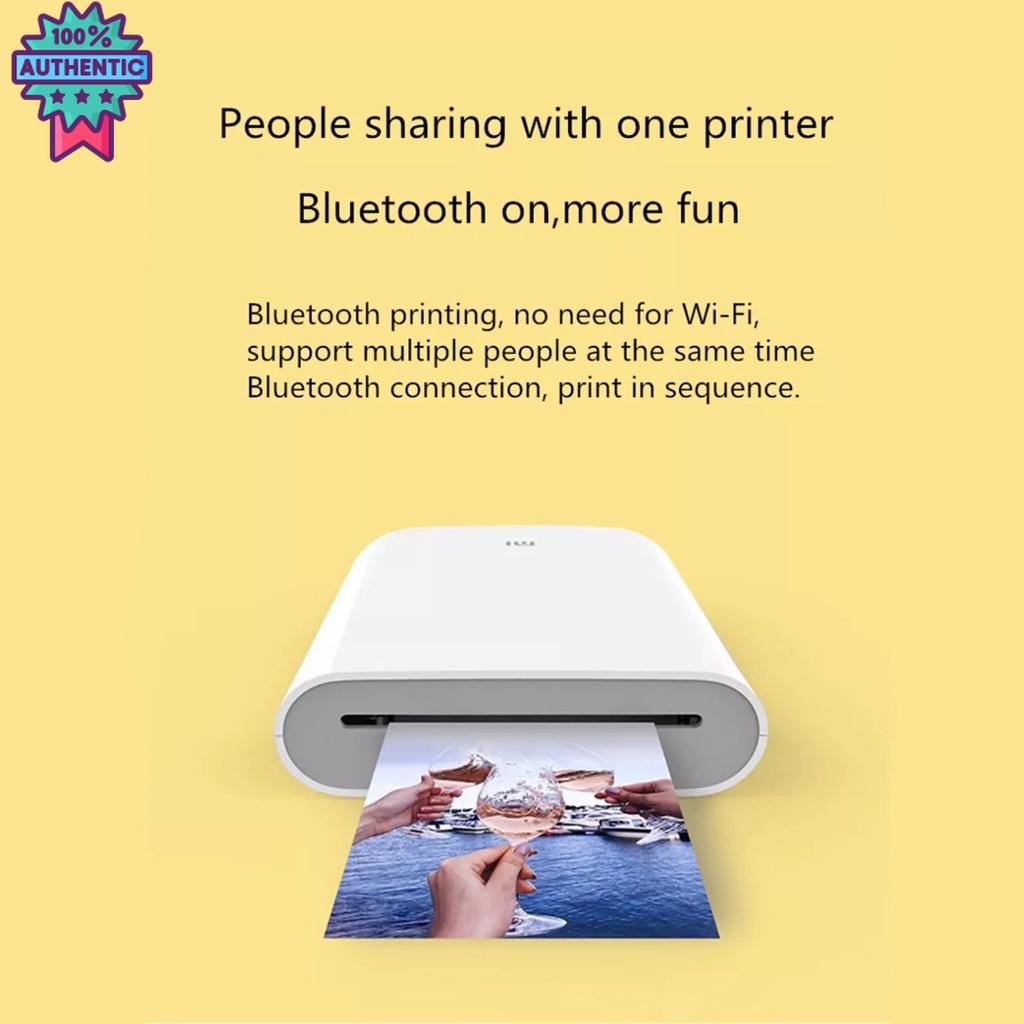 Xiaomi Photo Printer Paper 3x2" 20pcs กระดาษโฟโต้ กระดาษปริ้นรูป สำหรั Mi Portable Photo Printer