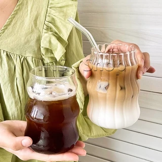 INS ถ้วยชานมแก้วกาแฟ ทรงกลม สไตล์เกาหลี มีขนาดให้เลือก coffee cup