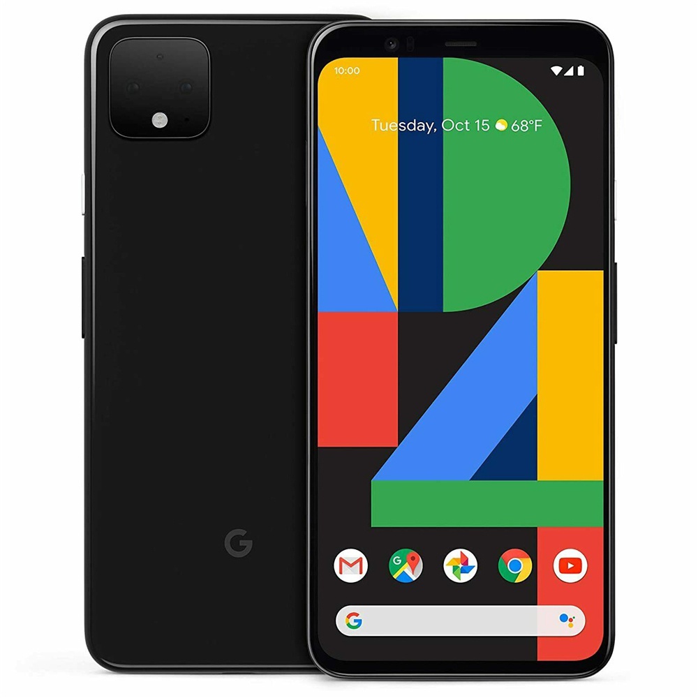 Google pixel สมาร์ทโฟน 4 5.7 นิ้ว snapdragon 855 6GB RAM 64GB ROM nfc 12.2mp 16mp face id unlocked oem มือสอง ใหม่ 95%