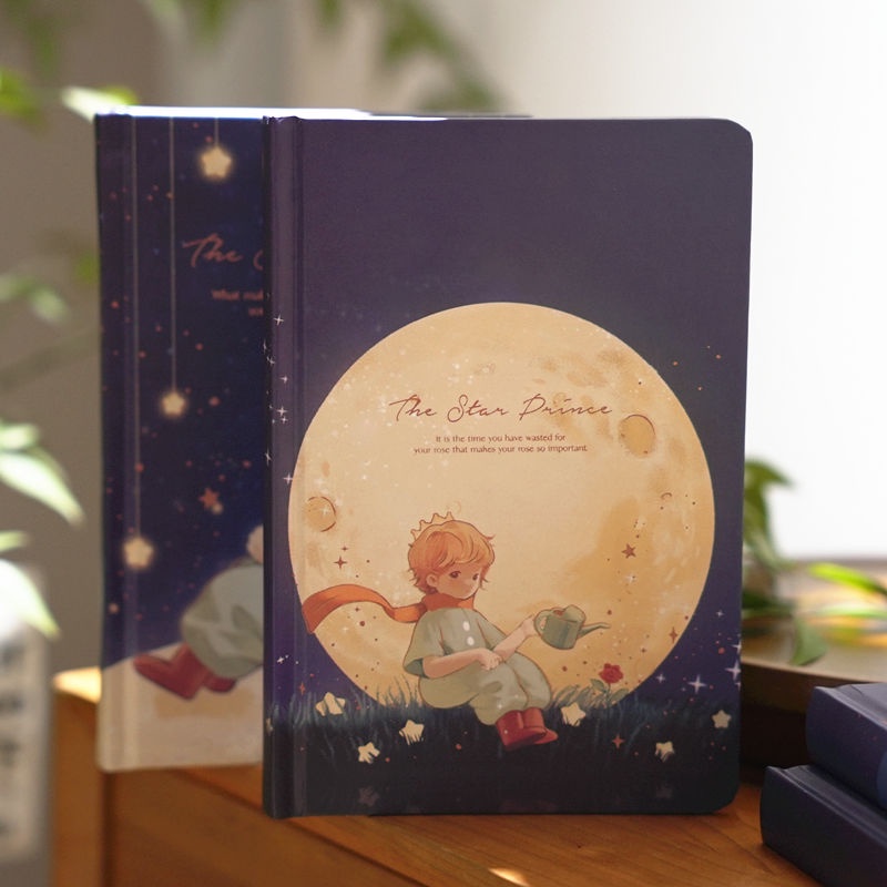 [LC ] สมุดบันทึกหน ้ าสีเจ ้ าชายน ้ อย DIY สมุดไดอารี ่ A5 ปกแข ็ งสมุดบันทึก