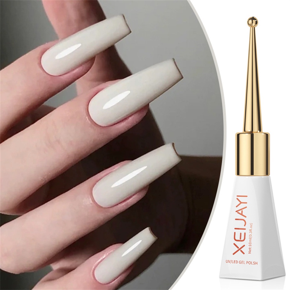 Xeijayi 28 สีเล็บเจลสีนู้ดน้ำแข็งโปร่งใส No-wash Phototherapy กาวฤดูใบไม้ร่วงฤดูหนาวเล็บสำหรับเล็บ Shop 10ml JOYFEEL - รูปที่ 2