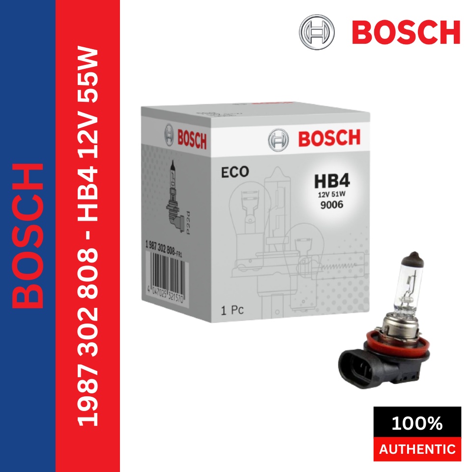 1987 302 808 - HB4 12V 55W Bosch Pure Light HB4 หลอดไฟหน้าสําหรับ Honda Civic FD 8th Gen 2006-2011 (