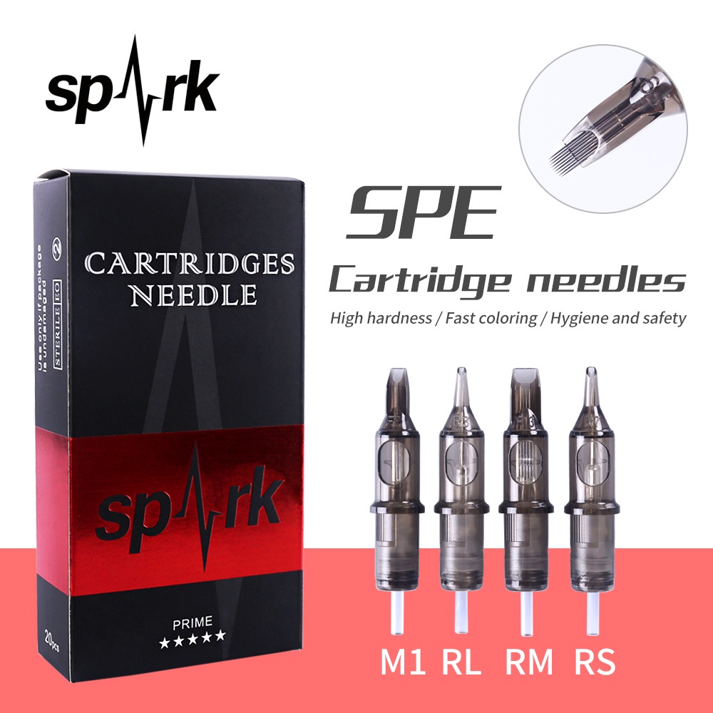 ตลับหมึกสัก SPE ปลอดภัย สําหรับปากกาหมุน 20 ชิ้น