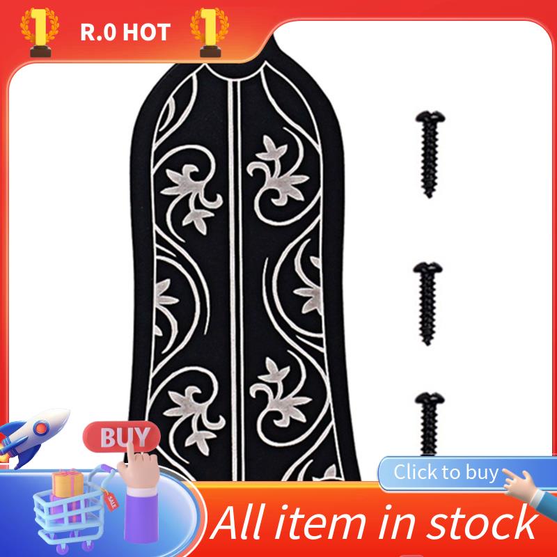 Guitar Truss Rod Cover GR34 Truss Rod Shape Case สําหรับกีตาร์ไฟฟ้า Les Paul Epiphone (สีดํา)