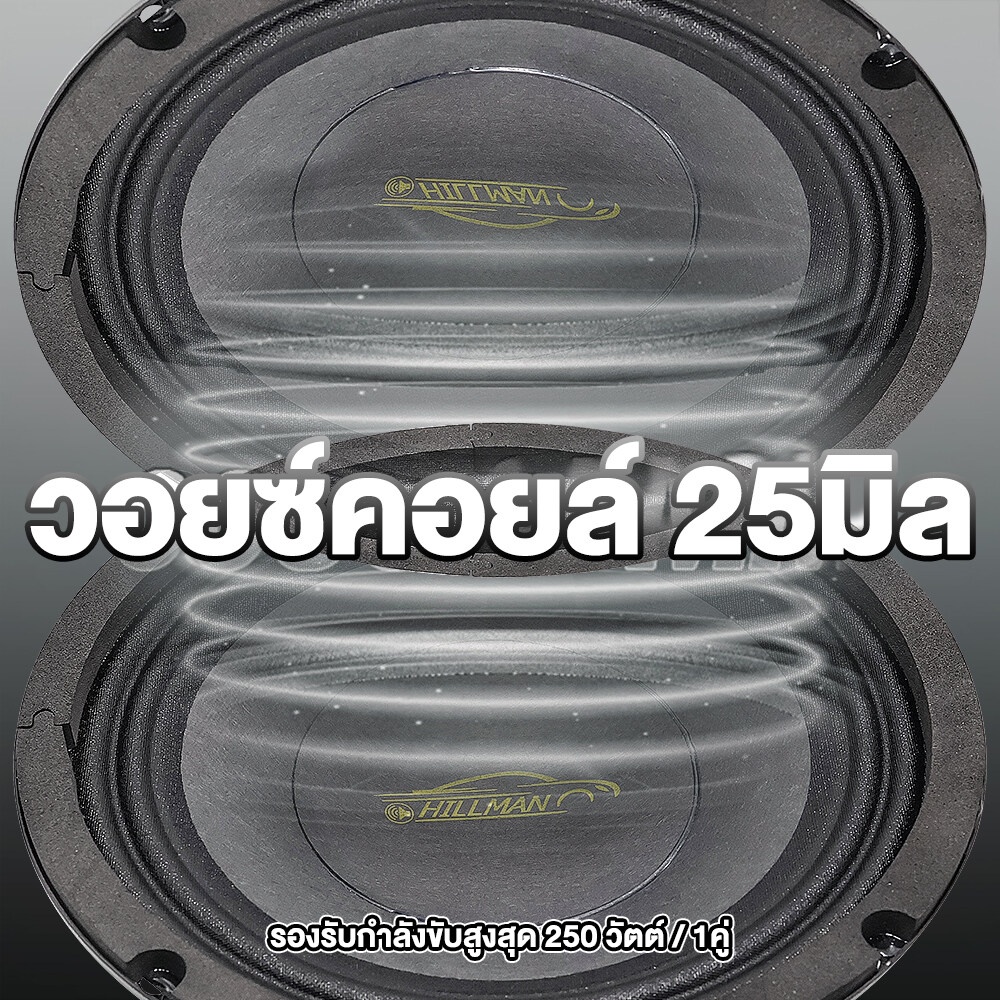 MAN ดอกลําโพง 6 5 นิ้ว 250วัตต์ ลําโพงเสียงกลาง 6.5 นิ้ว ลำโพง 6.5 นิ้ว ลำโพงติดรถยนต์ วอยซ์คู่ รองรับกำลังวัตต์ที่มากกว - รูปที่ 4