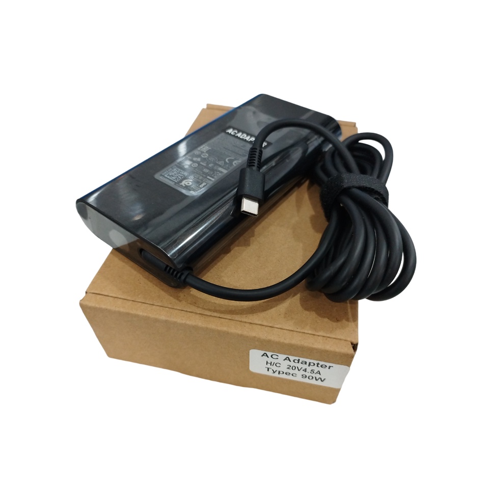 อะแดปเตอร์ สายชาร์โน๊ตบุ๊ค HP 15-BL Elitebook 1040 G5 Pavilion Plus 14-eh และ ENVY 17-CR Adapter 90W